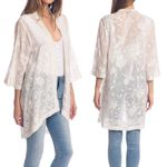 Anthropologie Tolani X  Mantra Kimono Jacket Cardigan Light Blue Photo 2