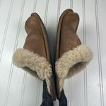 UGG  Disquette Chestnut Suede Shearling Unisex Men’s Women’s Slippers Size 8.5 Photo 5