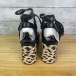 Vince Camuto Women's Brisshel Lace Up Wedge Sandal Size 8.5 Black/Nuetral Photo 3