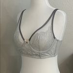 Victoria's Secret Victoria’s Secret‎ Body By Victoria Unlined Demi Gray Lace Bra Size 36B Photo 1