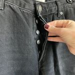 We The Free FREE PEOPLE   Black Distressed High Rise The Lasso Jeans Photo 10