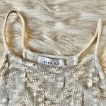 Gilli Grey Cream White Knot Flowy Swing Tank Top Sz S Photo 81