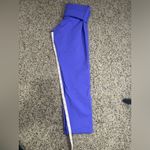 Lululemon Wunder Under Crop II Roll Down Blue Purple Color Photo 14
