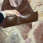 Commense Large Capacity Woven Shoulder Bag Brown Photo 3