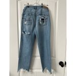 American Eagle American Eagle Pride 90's Straight Distressed Blue Jeans Size 2 Photo 1