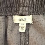 Aerie Gray Wide Leg Corduroy Pants Photo 4