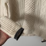 Alex Mill XS Camil Cream Cable Knit Turtleneck Sweater White Photo 6
