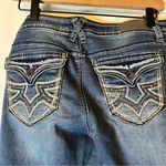 Hydraulic Blue Jean Shorts with Distressed Finish Photo 2