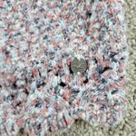 Hollister  Womens Crochet Top S Blue Pink Baby Doll Halter Cropped Scalloped Hem Photo 10