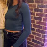 Aritzia Babaton Size XS Dark Green Contour Long Sleeve Top! Photo 3