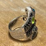 Judith Ripka  Sterling Black Spinel & Multi-Gemstone Ring Photo 6