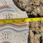 Frye  Salt Breeze Combo Sweater Vest Crocheted Stitch Size Large Photo 8