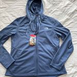 The North Face NWT: coastal blue zip up hoodie Photo 0