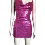 Hello Molly NWT Purple Sequin Mini Dress Photo 1