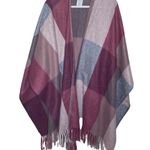 Woolrich plaid cozy blanket wrap with fringe trim Photo 3