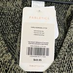 Fabletics NWT Kamila Snakeskin Seamless Athletic Top Green Black Size Medium Photo 7