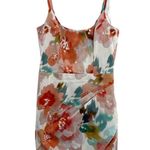 Parker  Black Label Watercolor Floral Dress Size 4 New Photo 3