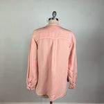 Anthropologie  Pilcro Ruffled Placket Shirt in Peach Photo 5