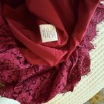 NBD Brielle Raspberry & Magenta Pink Flared Base Midi Dress Sz XS Extra Small Photo 5