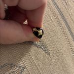 Elegant Black and Gold Women's earrings Photo 1