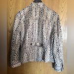 Leopard Print Women's Dress Jacket Brown Size 12 Photo 2
