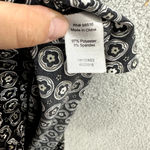 Coldwater Creek Pull On Pants Womens Medium Black Geometric Print Boho Artsy Photo 6