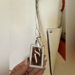 Vera Wang Simply Vera white faux leather tote bag with snakeskin-detail NWT Photo 6