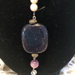 Pearl Purple Topaz Beads Large Topaz Pendant 24” Gift Giving Beautiful Photo 1