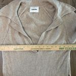 Nanushka Ribbed Collared Deep V Photo 4