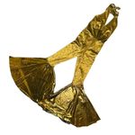 Costume Culture  Franco disco 70s diva Halloween costume cosplay gold jumpsuit sm Photo 10