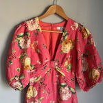 NEW EVER NEW LINEN BLEND Cartier Linen Midi Dress Pink Size 0 Photo 5