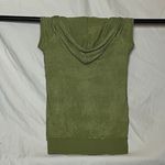 Maurice's  Green Sleeveless Hoodie Studded Size M Photo 1