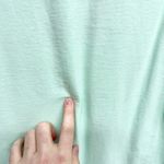 Vintage Blouse Women Chest 39" Medium Graphic Crewneck Short Sleeve Tee Shirt Green Photo 6