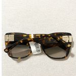 MCM Butterfly Sunglasses with Gradient Grey Lenses, Brown/Tortoise, NWT Photo 14