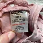 Parisian Distressed Denim Jean Shorts Light Pink Hi Rise Mini Booty Shorts 2 Zip Photo 5