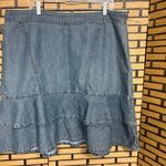 Venezia Denim Ruffle Skirt Size 18 Blue Photo 2