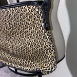 Stone Mountain genuine leather handbag black strap middle zipper closure NWT Photo 2