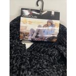 Cuddl Duds This is a  black knit infinity scarf Photo 2