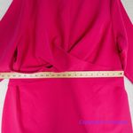 Eloquii New! long sleeve cross front dark pink sheath dress, 20 Photo 6