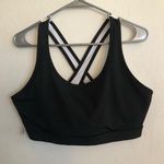 Avia Womens Sports Bra Size XL 16-18 Black & White New Photo 0