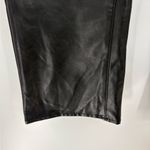 American Eagle  outfitters black faux leather curvy classic bootcut jeans 28 short Photo 6