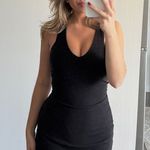Alo Yoga ALO Airbrush Black Mini Dress S Photo 0