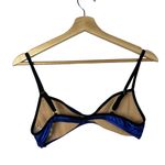 J.Crew  Blue Metallic Bikini Swim Top M Photo 24