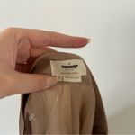 Kate Spade Gold Metallic Midi Skirt Size 8 Photo 4