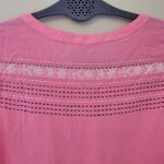 Caslon Pink Button Front Tank Top Photo 4