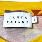 Tanya Taylor Sara Floral Tee Yellow Multicolor Women’s Size Small Organic Cotton Purple Photo 8