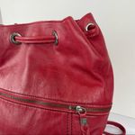 The Sak Red Leather Boho Backpack Photo 6