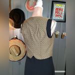 Gold Costume Vest Hook & Loop Closure Medium Photo 3