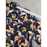NWT APNY Women XL Black Tropical Floral Print Shirt Dress Maxi Cottagecore Boho Photo 16