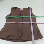 Reformation  Brown Button-Down Top Photo 9